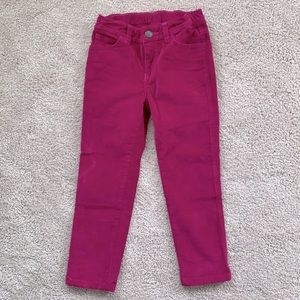 Tea Collection Magenta Velvet Pants